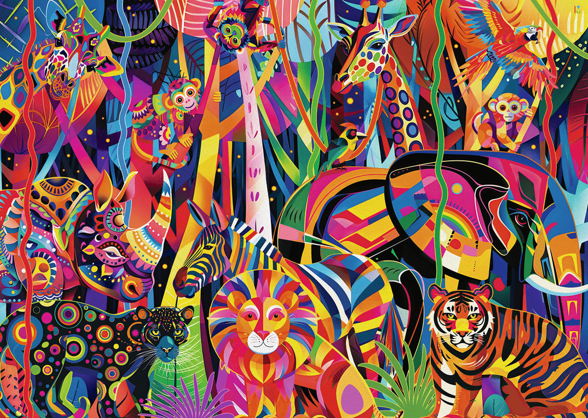 Ravensburger 500pc Jigsaw Puzzle Jeweled Jungle Large Format