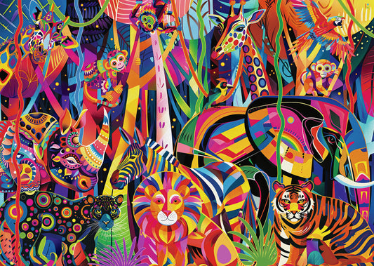 Ravensburger 500pc Jigsaw Puzzle Jeweled Jungle Large Format