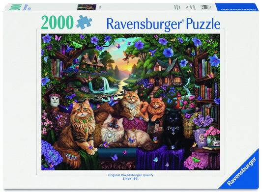 Ravensburger 2000pc Jigsaw Puzzle Cat Tail Cottage