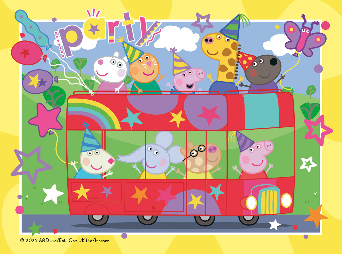 Ravensburger 72pc Jigsaw 4 In A Box Puzzle Peppa Pig Lets Play!