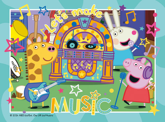 Ravensburger 72pc Jigsaw 4 In A Box Puzzle Peppa Pig Lets Play!