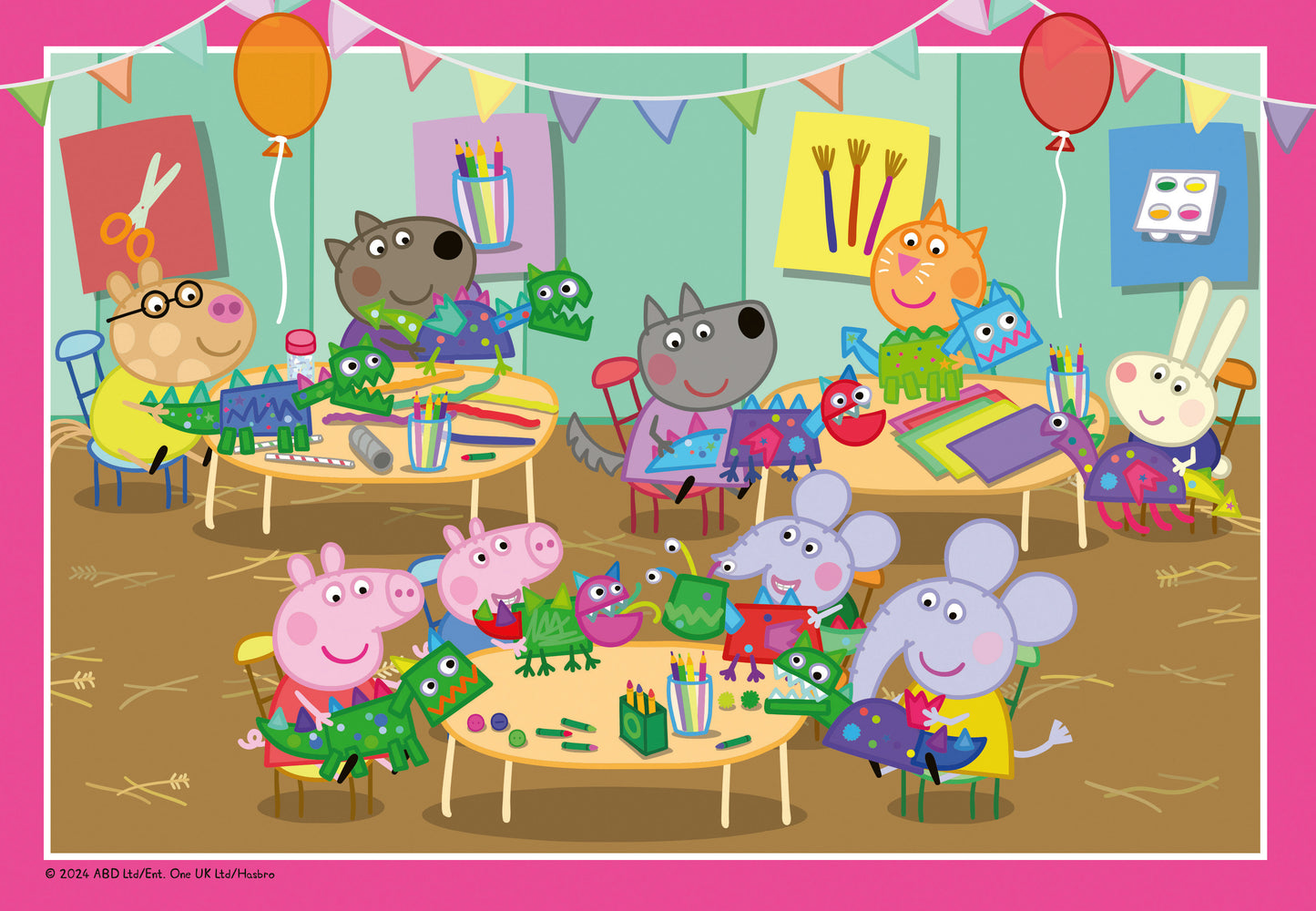 Ravensburger 2x12pc Jigsaw Puzzle Peppa Pig Time to Celebrate!