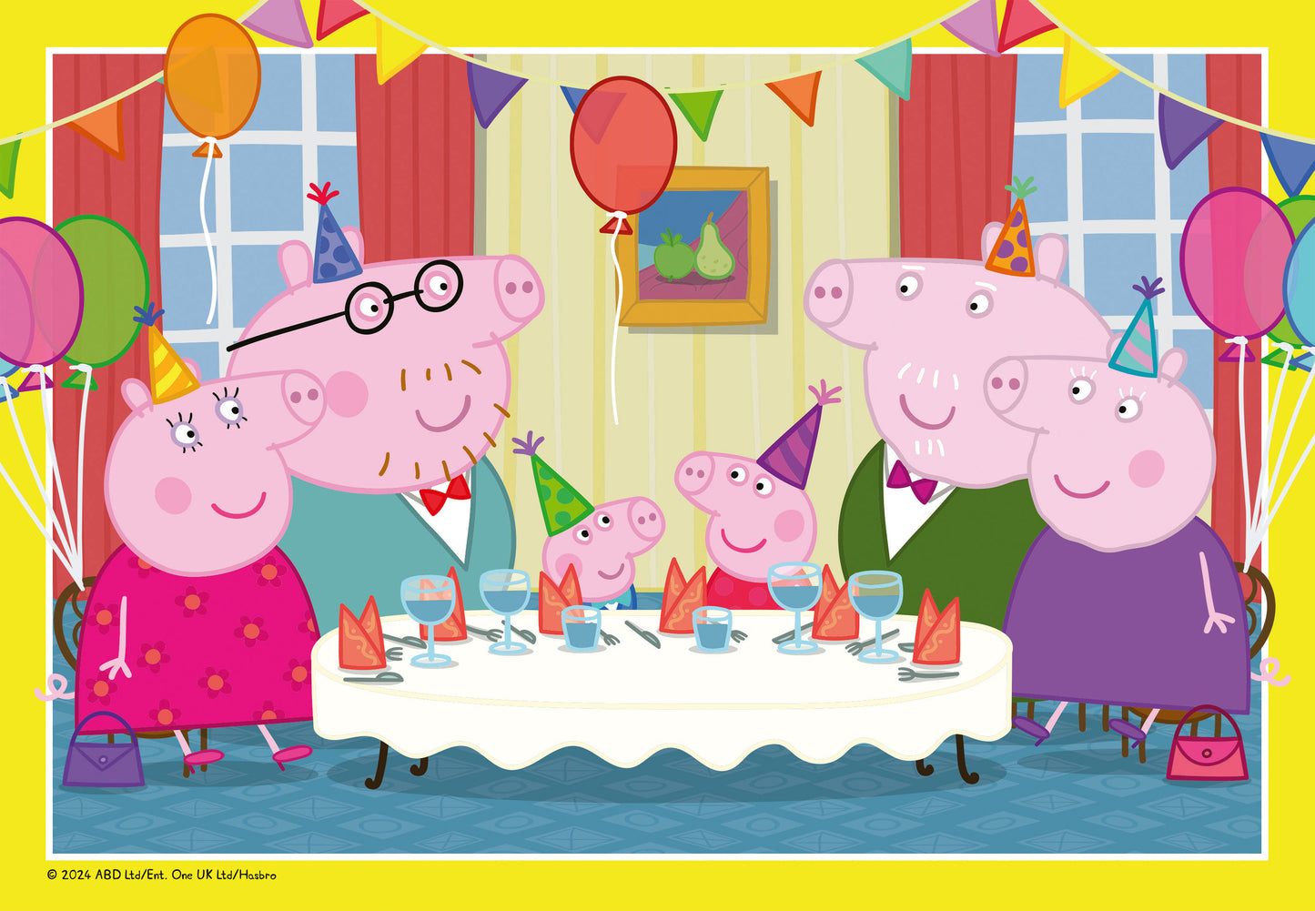 Ravensburger 2x12pc Jigsaw Puzzle Peppa Pig Time to Celebrate!