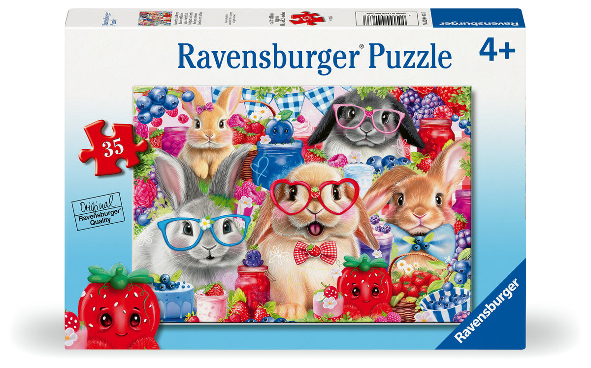 Ravensburger 35pc Jigsaw Puzzle Bunnies And Berries