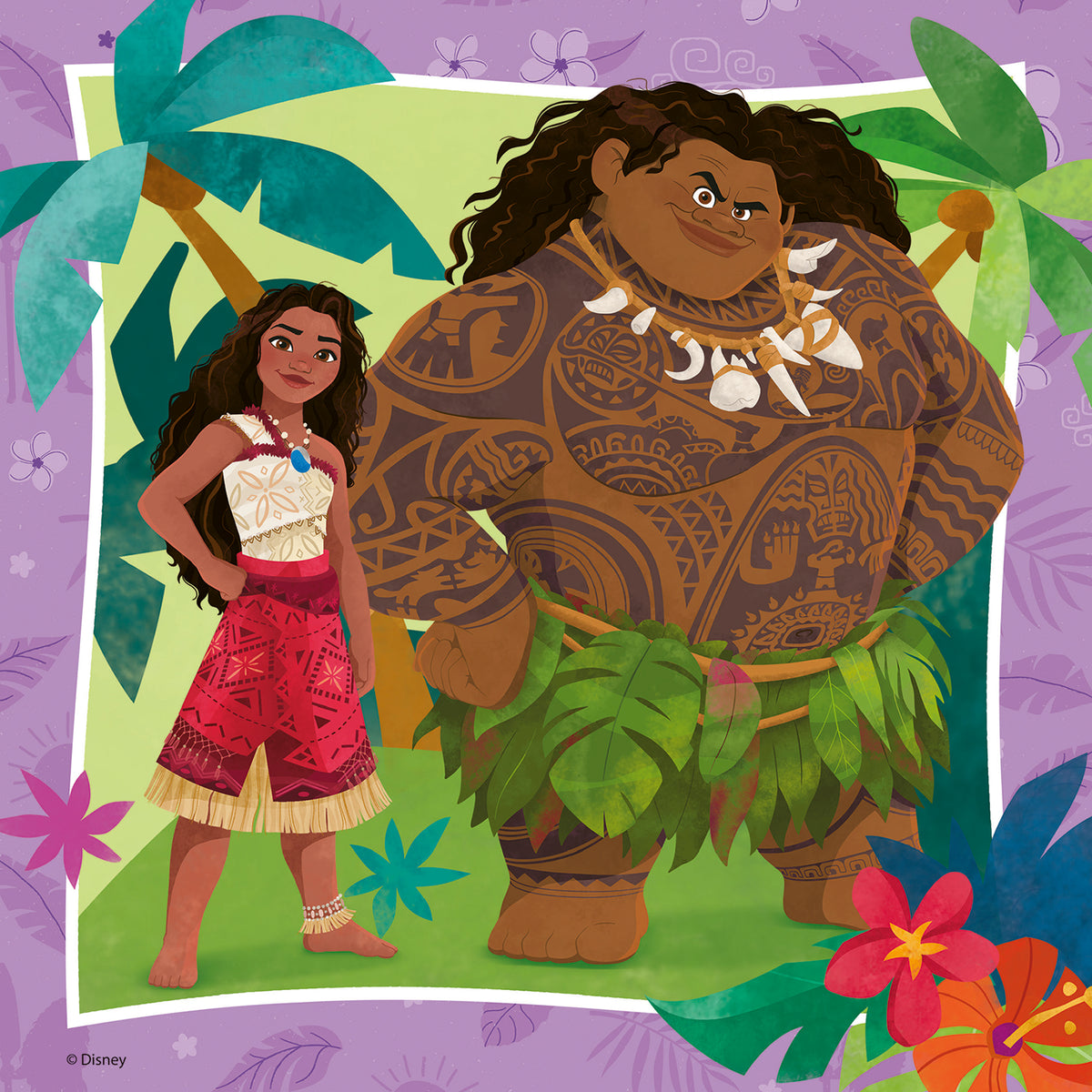 Ravensburger 3x49pc Jigsaw Puzzle Moana Off to New Adventures