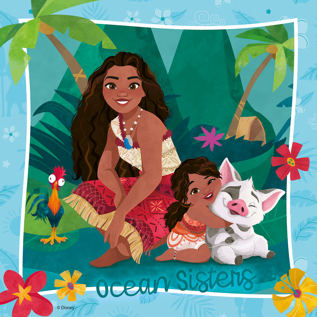 Ravensburger 3x49pc Jigsaw Puzzle Moana Off to New Adventures