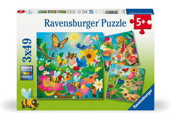 Ravensburger 3x49pc Jigsaw Puzzle Bugs Bugs Bugs
