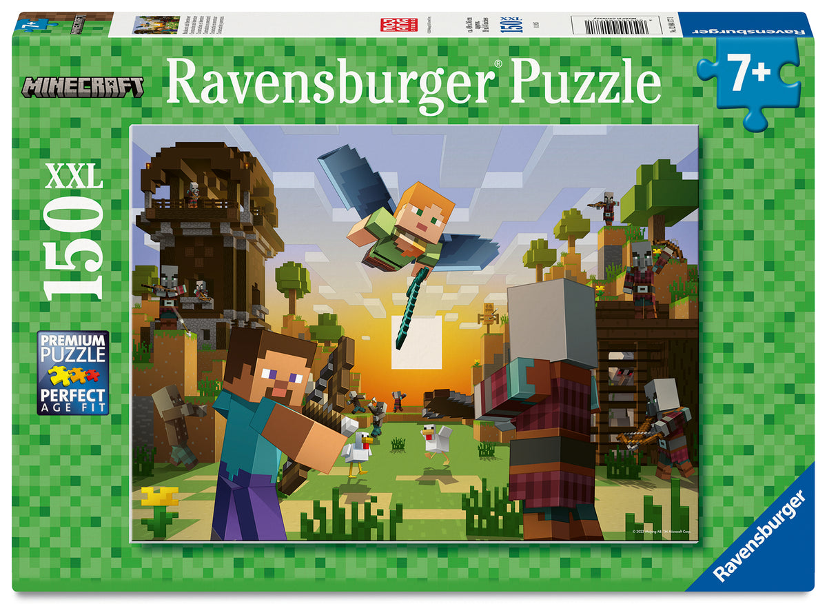 Ravensburger 150pc Jigsaw Puzzle Minecraft Construction and Adventure