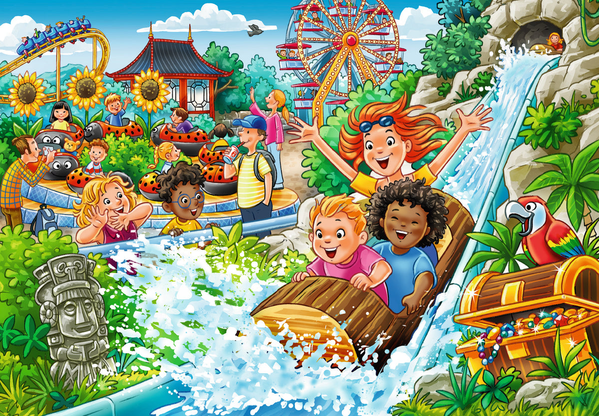 Ravensburger 2x24pc Jigsaw Puzzle Amusement Park Fun