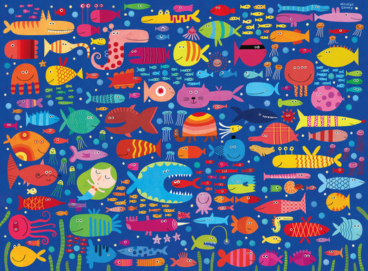 Ravensburger 200pc Jigsaw Puzzle Funny Fish Friends