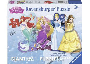 Ravensburger 24pc Jigsaw Puzzle Pretty Princesses Giant Floor Puzzle