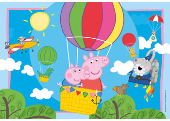 Ravensburger 2x12pc Jigsaw Puzzle Peppa Pig Peppa's Adventures