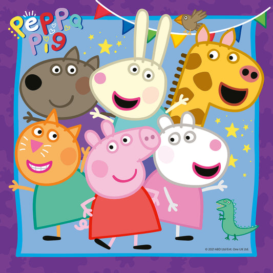 Ravensburger 3x49 Jigsaw Puzzle Peppa's Family & Friends