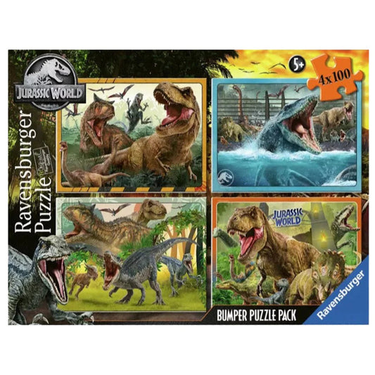 Ravensburger 4x100pc Jigsaw Puzzle Jurassic World