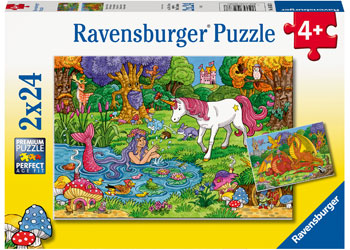 Ravensburger 2x24pc Jigsaw Puzzle Magical Forest