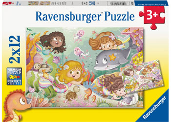 Ravensburger 2x12pc Jigsaw Puzzle Fairies and Mermaids