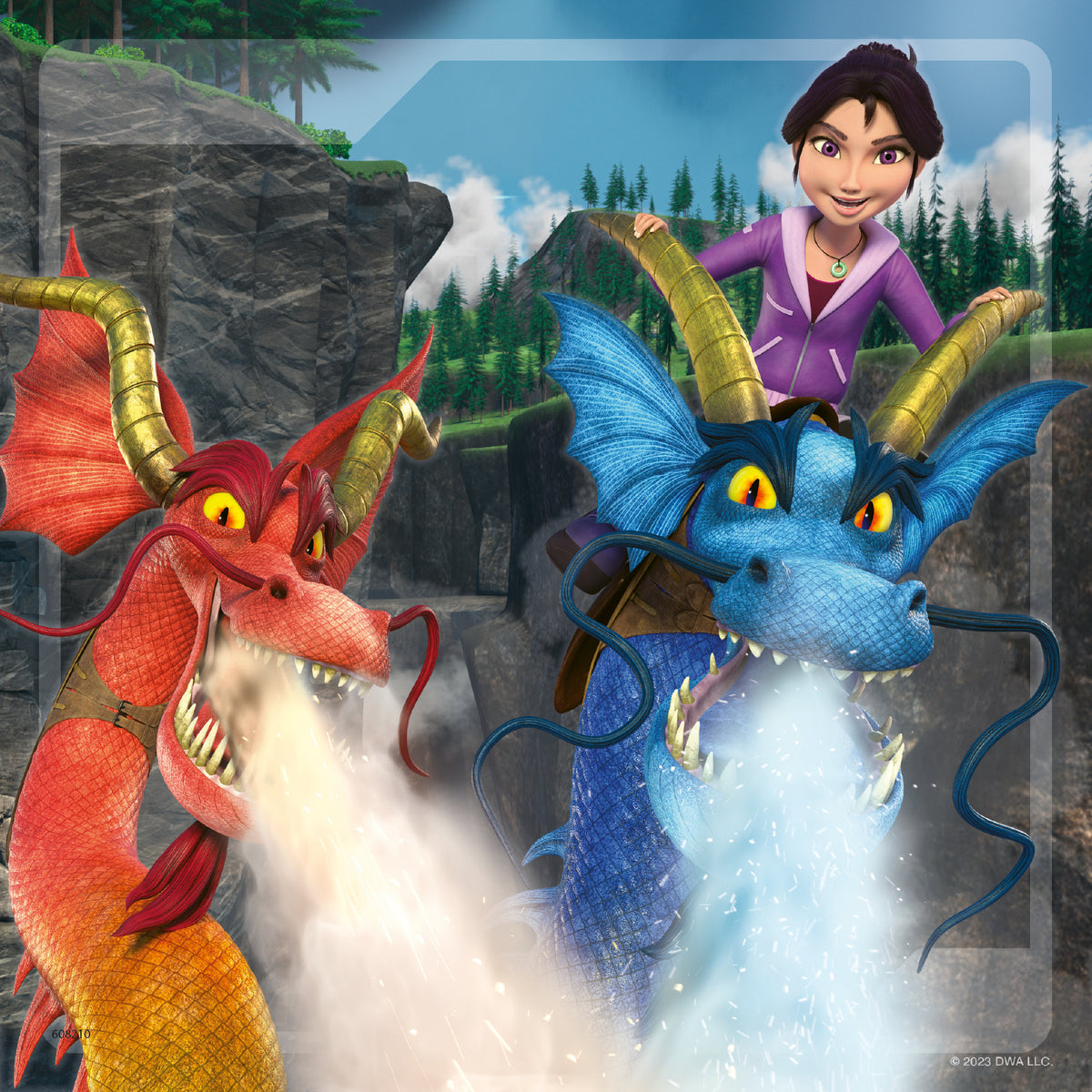 Ravensburger 3x49pc Jigsaw Puzzle DreamWorks Dragons: The Nine Realms