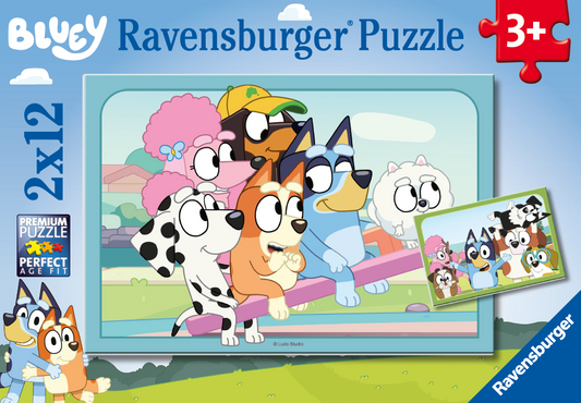 Ravensburger 2x12pc Jigsaw Puzzle Fun with Bluey