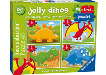 Ravensburger My First Jigsaw Puzzles Jolly Dinos