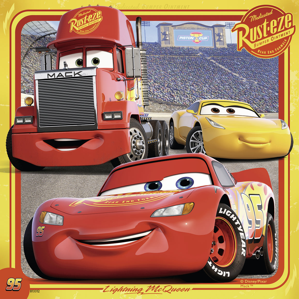 Ravensburger 3x49pc Jigsaw Puzzle Disney Cars 3 Collection