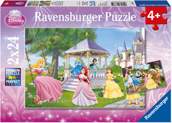 Ravensburger 2x24pc Jigsaw Puzzle Disney Magical Princesses
