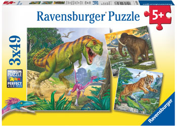 Ravensburger 3x49pc Jigsaw Puzzle Primeval Ruler