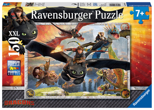 Ravensburger 150pc XXL Jigsaw Puzzle How To Train Your Dragon Easily Tamed Dragons