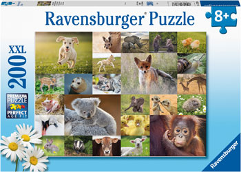 Ravensburger 200pc Jigsaw Puzzle Cute Animal Babies