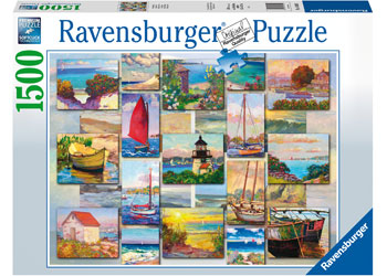Ravensburger 1500pc Jigsaw Puzzle Coastal Collage