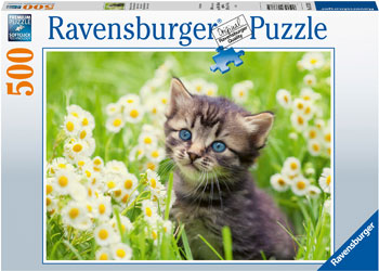 Ravensburger 500pc Jigsaw Puzzle Kitten In The Meadow