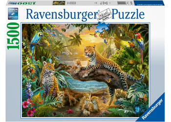 Ravensburger 1500pc Jigsaw Puzzle Leopards in the Jungle