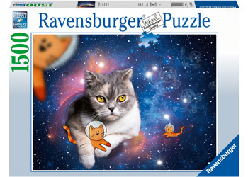 Ravensburger 1500pc Jigsaw Puzzle Cats in Outer Space