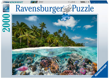 Ravensburger 2000pc Jigsaw Puzzle A Dive in the Maldives