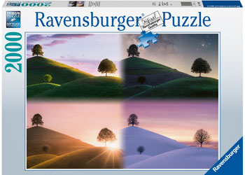 Ravensburger 2000pc Jigsaw Puzzle Atmospheric Trees And Mountains