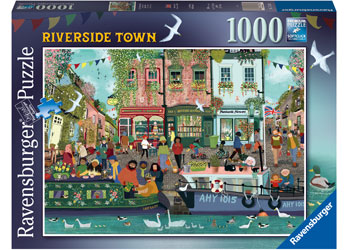 Ravensburger 1000pc Jigsaw Puzzle Riverside Town