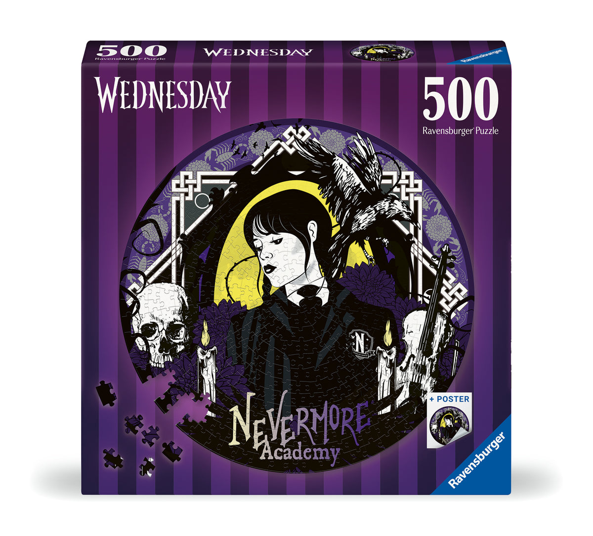 Ravensburger 500pc Jigsaw Puzzle Wednesday Nevermore Academy