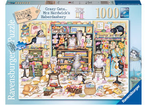 Ravensburger 1000pc Jigsaw Puzzle Crazy Cats