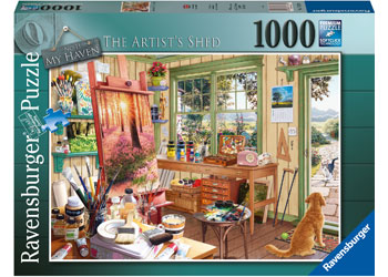 Ravensburger 1000pc Jigsaw Puzzle The Artists Shed