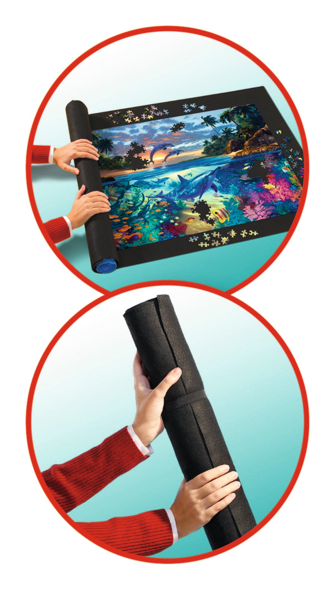 Ravensburger Puzzle Roll and Go 300-1500pc Puzzle Mat