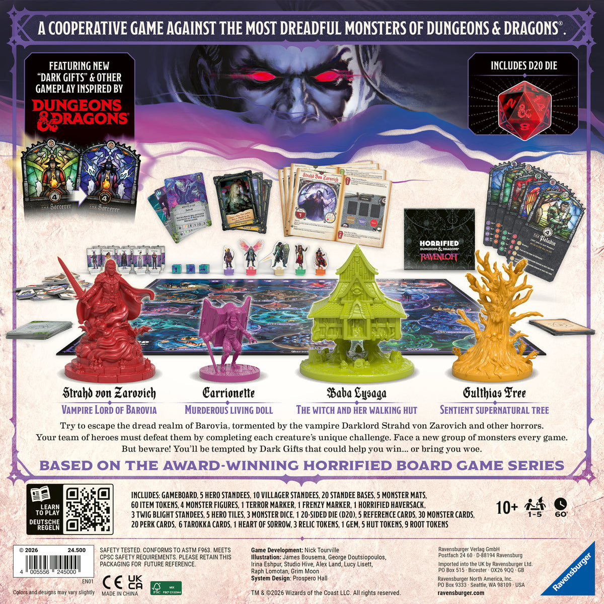 Ravensburger Horrified Dungeons and Dragons Ravenloft Game