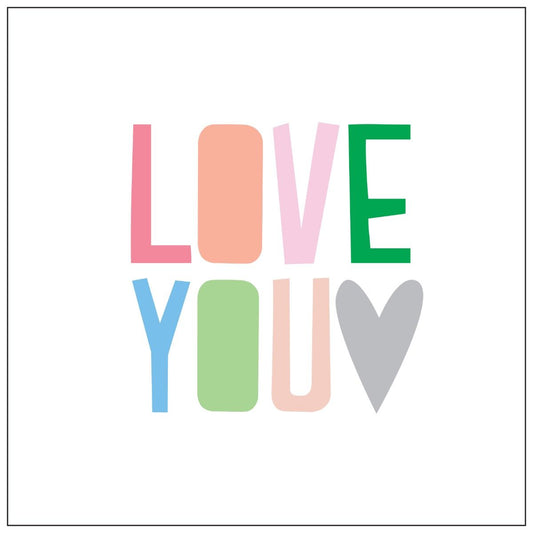 Rhicreative Love You Greeting Card