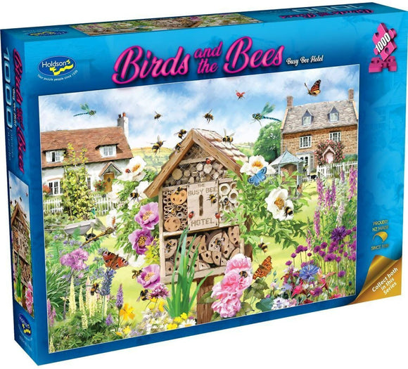 Holdson Birds and the Bees 1000pc Jigsaw Puzzle Busy Bee Hotel