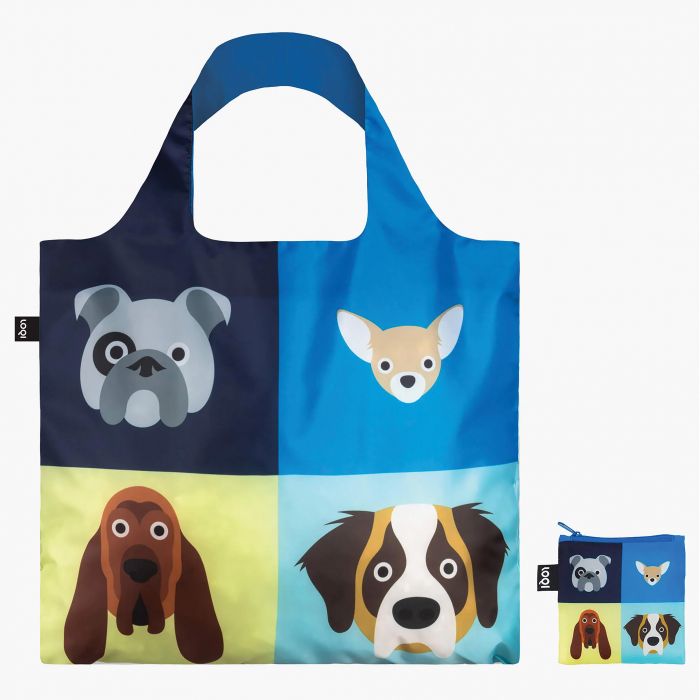 Loqi Stephen Cheetham Dogs Reusable Bag