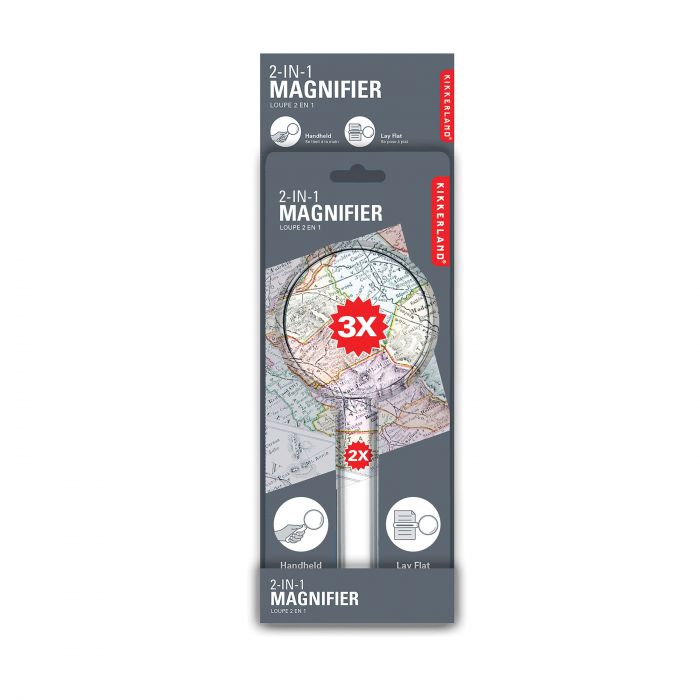 Kikkerland 2 In 1 Magnifying Glass