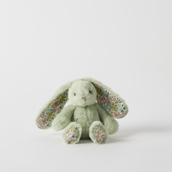 Jiggle and Giggle Mint Bunny Rattle