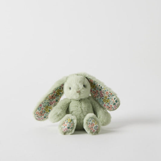 Jiggle and Giggle Mint Bunny Rattle