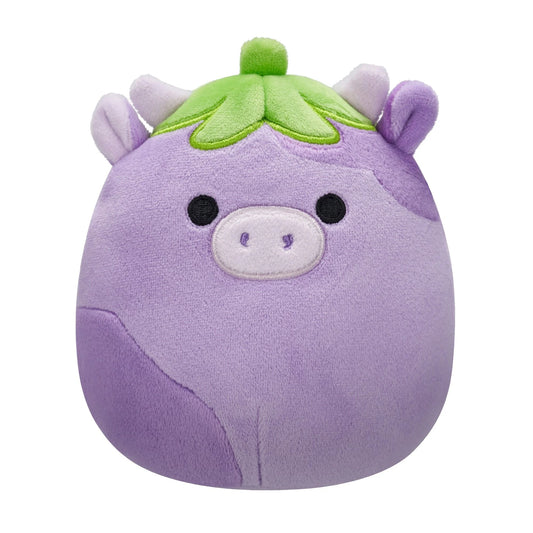 Squishmallow Plush 7.5inch Frederick Eggplant Cow