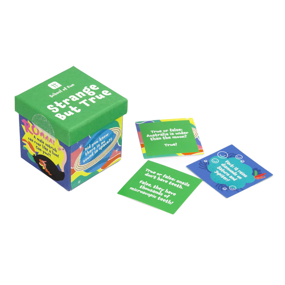School Of Fun Kid's Trivia And Games Strange But True Card Game