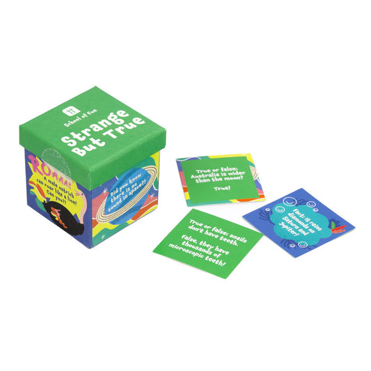 School Of Fun Kid's Trivia And Games Strange But True Card Game