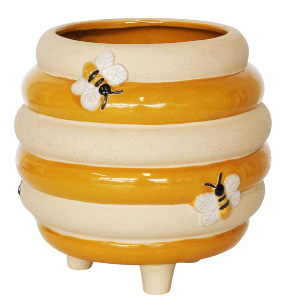 Beehive Planter Honeycomb & Sand Small 15cm